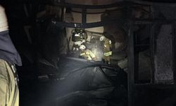 Alevlere teslim olan fabrika içeriden görüntülendi