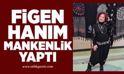 Figen Hanım mankenlik yaptı