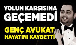 Avukat yolun karşısına geçerken canından oldu