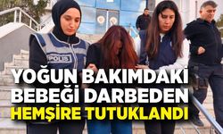 Hakkında yakalama kararı vardı; Bebeği darbeden hemşire tutuklandı