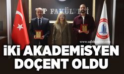 İki akademisyen doçent oldu