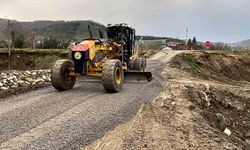 İl Özel İdaresi’nden Çiftlik Köyü’ne yol hamlesi