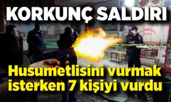 Husumetli olduğu iş yerine pompalı tüfekle saldırdı