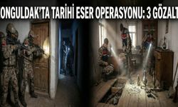 Zonguldak'ta Tarihi Eser Operasyonu: 3 Gözaltı