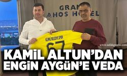 Başkan Kamil Altun, Engin Aygün’ü unutmadı