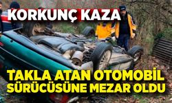 Feci Kaza: Kontrolden Çıkan Otomobil Takla Attı, 1 Ölü