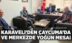 Karaveli’den Çaycuma’da ve merkezde yoğun mesai
