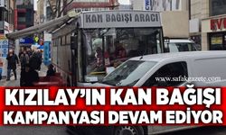 Kızılay’ın kan bağışı kampanyası devam ediyor