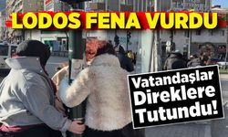 Lodos Vurdu: Vatandaşlar Trafik Lambalarına Tutundu