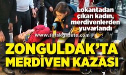 Kent merkezinde talihsiz kaza; Lokantadan çıktı, merdivenlerden yuvarlandı