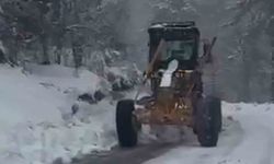 Mengen’de karla mücadele seferberliği: Köy yolları açılıyor