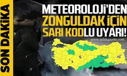 Meteoroloji'den Zonguldak'a "sarı" kodlu uyarı