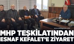 MHP teşkilatından Esnaf Kefalet’e ziyaret