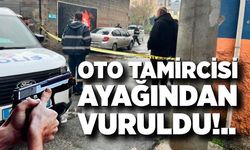 Oto Tamircisi Ayağından Vuruldu