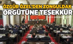 Özgür Özel’den Zonguldak örgütüne teşekkür