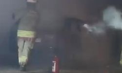 Düzce’de Park Halindeki Otomobil küle döndü