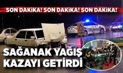 Sağanak Yağış Kazayı Getirdi: 2 Yaralı
