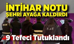 İntihar Notu Şehri Ayağa Kaldırdı: Tefeci Şebekesine Büyük Darbe