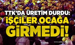 TTK’da üretim durdu: İşçiler ocağa girmedi!