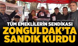 Tüm Emeklilerin Sendikası Zonguldak’ta sandık kurdu