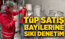 Devrek'te tüp satış bayileri denetlendi