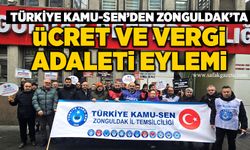 Türkiye Kamu-Sen’den Zonguldak’ta ücret ve vergi adaleti eylemi