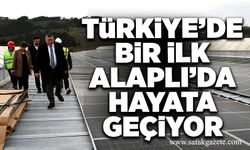 Türkiye’de bir ilk Alaplı’da hayata geçiyor