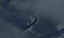 Türkiye’nin can damarında kış güzelliği havadan görüntülendi