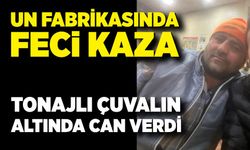 Un fabrikasında iş kazası; Tonajlı çuvalın altında can verdi