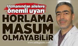 Uzmanından önemli ailelere uyarı: Horlama masum olmayabilir