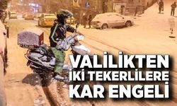 Bartın’da İki Tekerlilere Kar Engeli