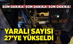 Zincirleme kazada yaralı sayısı 27 oldu