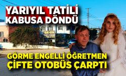 Belediye Otobüsü Görme Engelli Öğretmen Çifte Çarptı