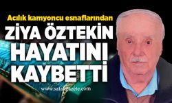 Ziya Öztekin hayatını kaybetti
