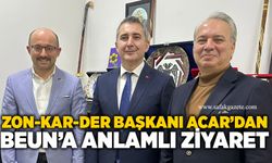 Zon-Kar-Der Başkanı Acar’dan BEUN’a Anlamlı Ziyaret