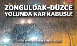 Zonguldak–Düzce Yolunda Kar Kabusu!