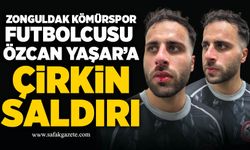 Zonguldak Kömürspor futbolcusu Özcan Yaşar’a çirkin saldırı
