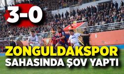 Zonguldakspor sahasında kazandı: 3-0