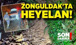Zonguldak'ta heyelan! Ekipler bölgede inceleme ve kontrol çalışmalarına başladı