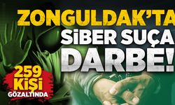 Zonguldak'ta siber suç operasyonu:  259 şüpheli yakalandı