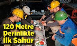 Zonguldak'ta Madenciler, 120 Metre Derinlikte İlk Sahurunu Yaptı
