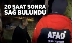 Kaybolan Zihinsel Engelli 20 Saat Sonra Sağ Bulundu