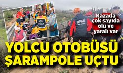 Yolcu otobüsü devrildi: Çok sayıda ölü ve yaralı var