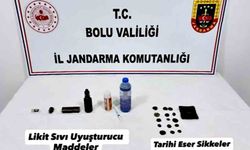 Araçta narkotik hammaddesi ele geçirildi