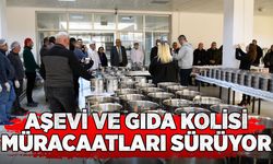 Aşevi ve gıda kolisi müracaatları sürüyor
