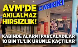Kabinde Alarmı Parçaladılar, 10 Bin TL’lik Ürünle Kaçtılar
