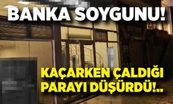 Soygun yaptı, vatandaşa çarptı, parayı düşürdü!