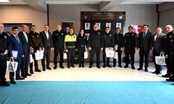 Başarılı emniyet personeline ödül töreni