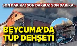 Beycuma’da 5 katlı binada tüp patladı