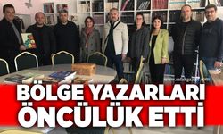 Bölge yazarları öncülük etti
